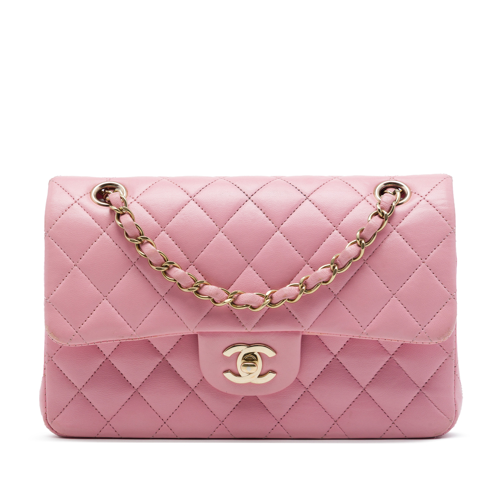 Pre-Loved Chanel Small Classic Lambskin Double Flap